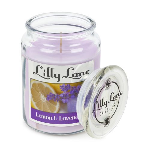 Lilly Lane Lavender and Lemon 18oz Jar Candle